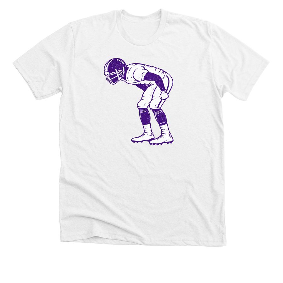 Warren Moon Minnesota Vikings Football Player, a Solid White Blend Premium Unisex Tee
