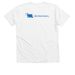Have a Nuclear Day!, a Solid White Blend Premium V-Neck Tee (back-view)