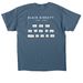 Blair's Terminal Velocity&nbsp;&nbsp;, a Indigo Blue Classic Unisex Tee (back-view)