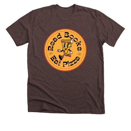Read Books, Eat Pizza, a Heather Brown Premium Unisex Tee