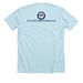 T-Shirts for TRS, a Heather Ice Blue Premium Unisex Tee (back-view)