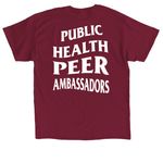 PHPA Official Apparel Collection, a Cardinal Red Classic Unisex Tee (back-view)