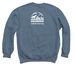 Foster. Adopt. Volunteer. Give., a Indigo Crewneck Sweatshirt (back-view)