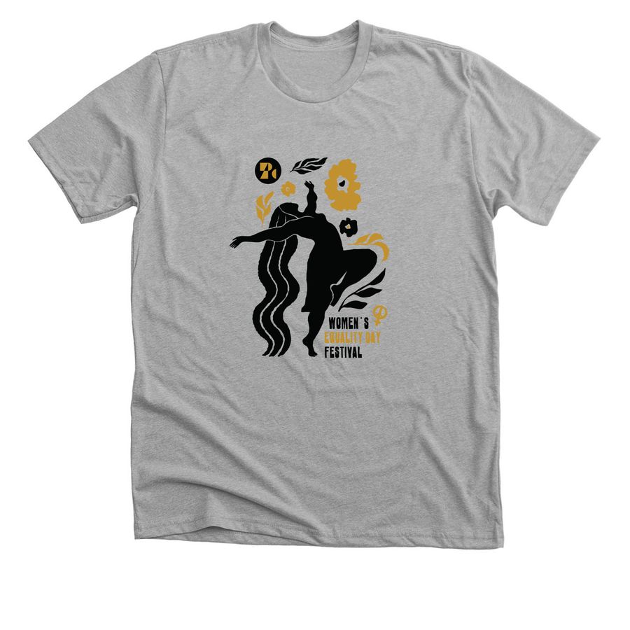 Women's Equality Day Festival, a Athletic Heather Premium Unisex Tee