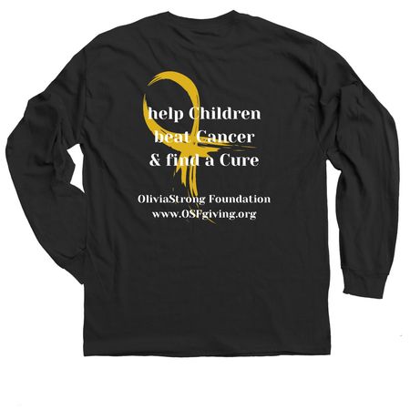 Childhood Cancer Awareness, a Black Classic Long Sleeve Tee