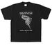 KNOW I AM THE LAND, a Black Heavyweight Garment Dye Tee