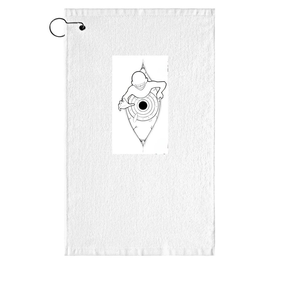 Star Beast, a White Golf Towel