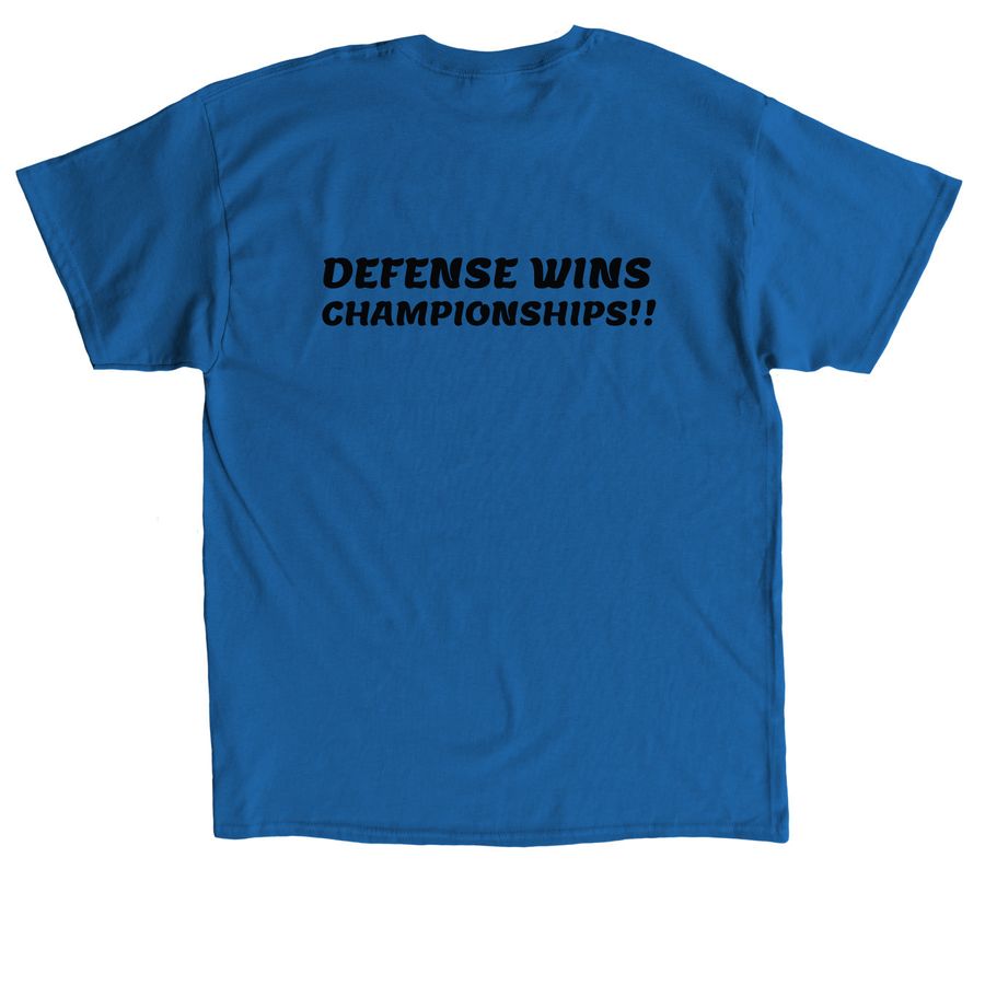FYFC North Pole Bulldogs, a Royal Classic Unisex Tee (back-view)