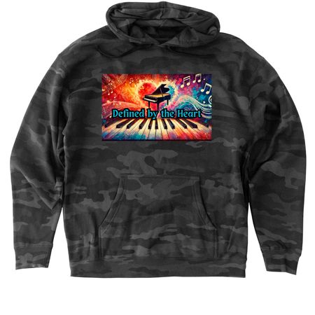 Defined by the Heart? | Hoodies & Shirts, a Black Camo Heavyweight Camo Pullover Hoodie