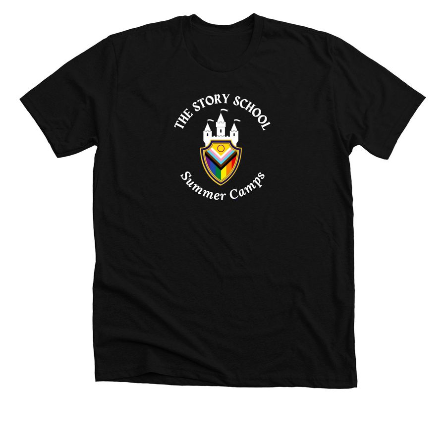 Pride 2023 - Summer Camp Pride, a Solid Black Blend Premium Unisex Tee