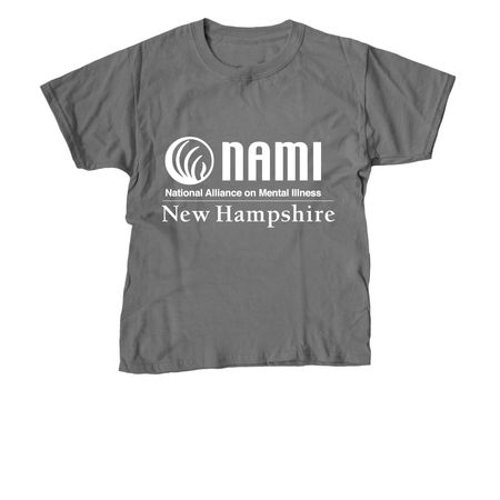 NAMI NH Shirts and Sweatshirts, a Charcoal Youth Unisex Tee