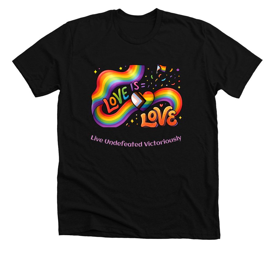 LUV FUN QUOTE SERIES&nbsp;, a Solid Black Blend Premium Unisex Tee
