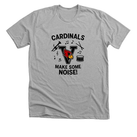 Cardinals Make Some Noise!, a Athletic Heather Premium Unisex Tee