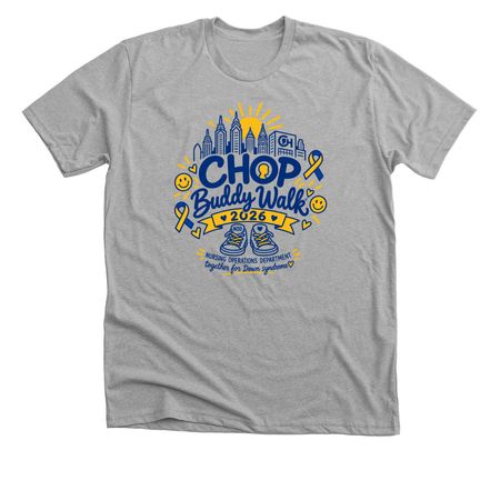 NOD Buddy Walk 2026, a Athletic Heather Premium Unisex Tee
