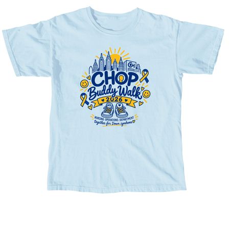 NOD Buddy Walk 2026, a Chambray Comfort Colors Unisex Tee