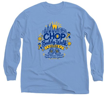 NOD Buddy Walk 2026, a Carolina Blue Classic Long Sleeve Tee