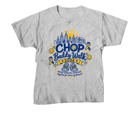 NOD Buddy Walk 2026, a Sport Grey Youth Unisex Tee