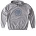 Crew + Hoodie w/ Navy OCU Seal, a Sport Grey Gildan Softstyle Pullover Hoodie
