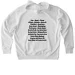 &nbsp;2026 Artist Tee, a White Stanley/Stella Unisex Cruiser 2.0 Pullover Hoodie (back-view)