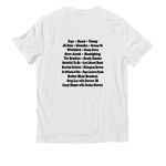&nbsp;2026 Artist Tee, a Bright White Allmade Organic Cotton Unisex Tee (back-view)