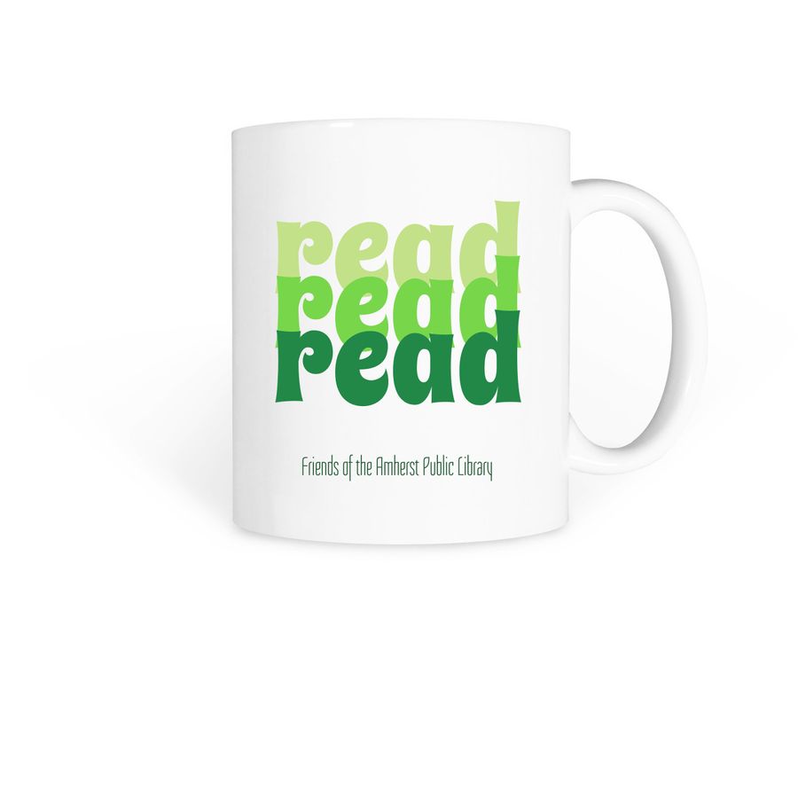 Friends of the Amherst, OH Public Library, a White Coffee Mug