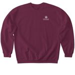 Case Management Is My Jam, a Maroon Softstyle Crewneck Sweatshirt (back-view)