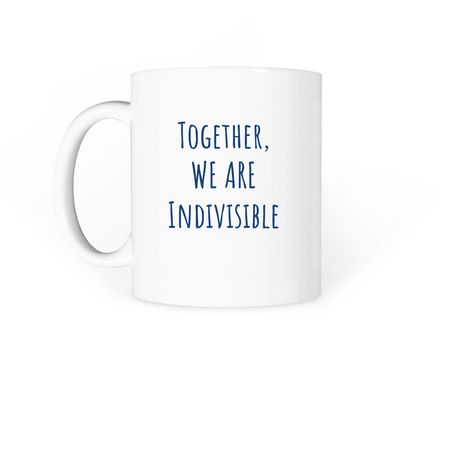 Mugs, a White Coffee Mug (back-view)
