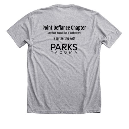 Owl Together Now 2025, a Athletic Heather Premium Unisex Tee (back-view)