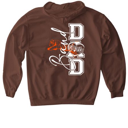 Grissom Band Dad, a Cocoa Softstyle Pullover Hoodie