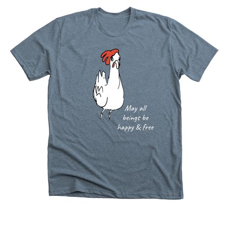 Fleur's t-shirt, a Heather Slate Premium Unisex Tee