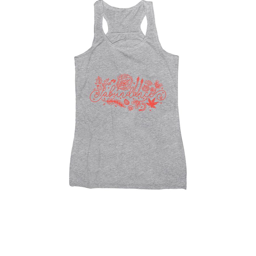 Abundance Apparel, a Athletic Heather Women's Racerback
