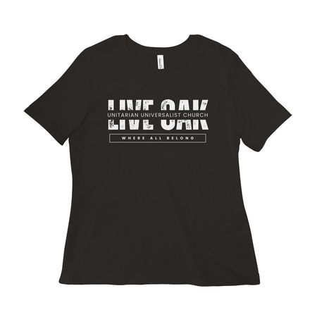 Where all belong, a Black Women?s Relaxed Cotton Tee