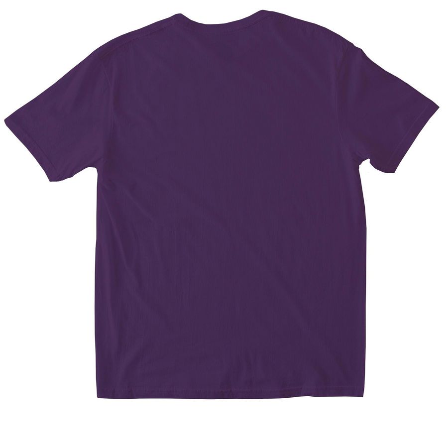 Roxy? "We Wag Worry Away", a Purple Softstyle Cotton Tee (back-view)