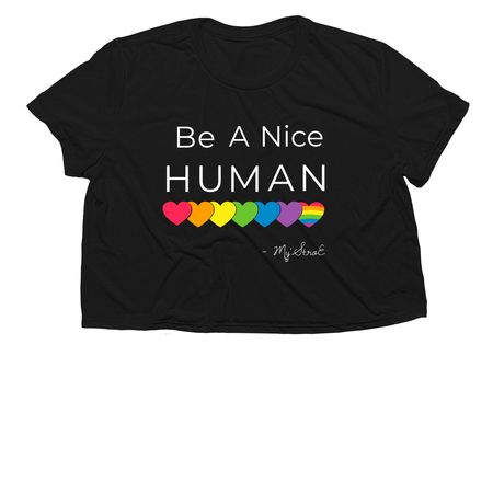 My'StroE Merch - PRIDE&nbsp;, a Black Women?s Flowy Cropped Tee