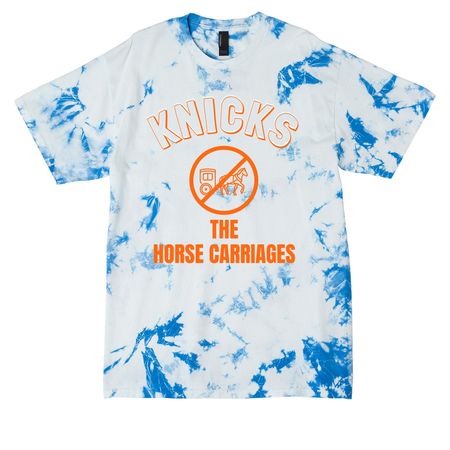 KNICKS THE HORSE CARRIAGES, a True Royal Crystal Tie Dye Tee