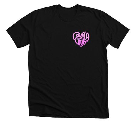 "CFU Hearted", a Solid Black Blend Premium Unisex Tee