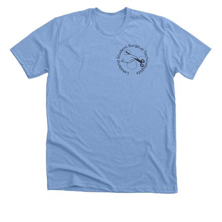 LCC-SST Fix Broken Hearts, a Heather Carolina Blue Premium Unisex Tee