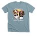 @ballparkdoxies, a Heather Blue Lagoon Premium Unisex Tee