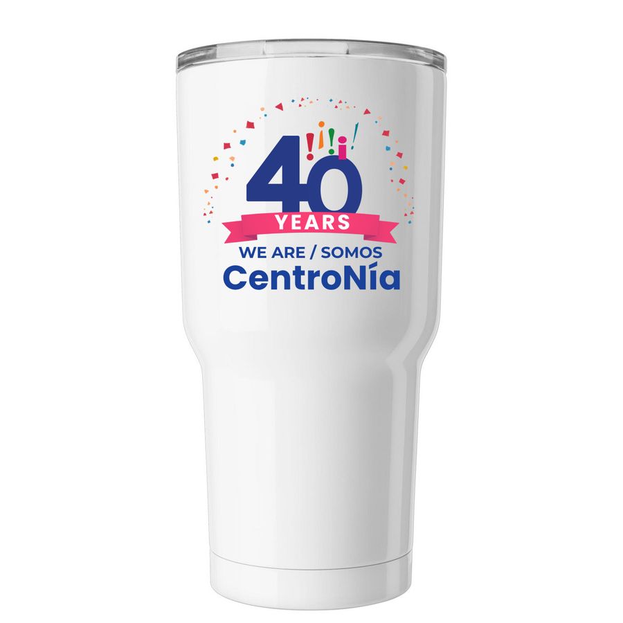 Signature Insulated Tumbler, a White Insulated Tumbler