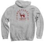 Sweetgrass Studio Merch, a Sport Grey Pullover Hoodie (back-view)