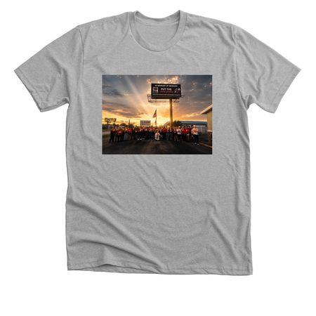 Put Down The Vape, a Athletic Heather Premium Unisex Tee