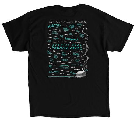 Unofficial ARISE&nbsp;, a Black Classic Unisex Tee (back-view)