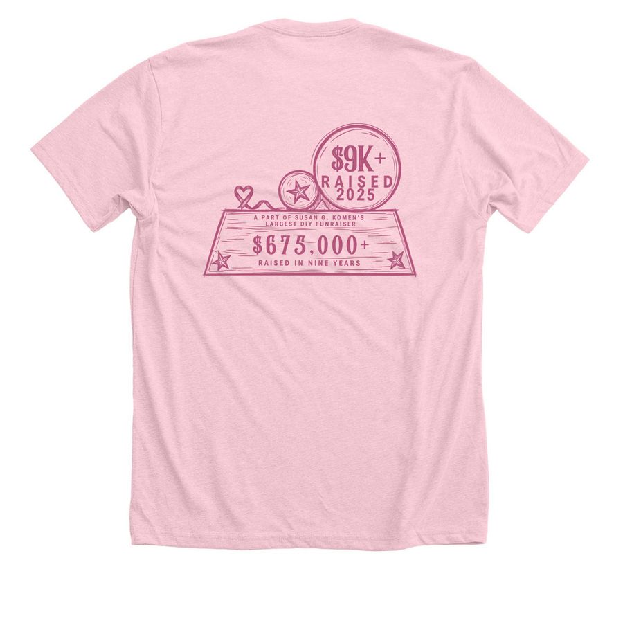 Gentry BCA '26 Shirt- Under the Big Top, a Heather Pink Premium Unisex Tee (back-view)