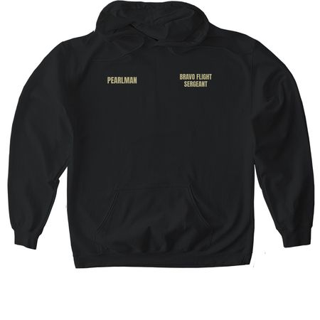 Bravo Flight Sergeant - CORRECTED, a Black Gildan Softstyle Pullover Hoodie