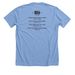 49th Skate Tournament Merch, a Heather Carolina Blue Premium Unisex Tee (back-view)