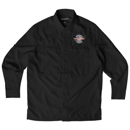 Sharing the Mission, a Deep Black Daybreak UV Long Sleeve Shirt