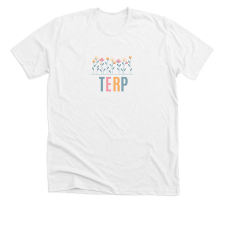 TERP Tee, a Solid White Blend Premium Unisex Tee