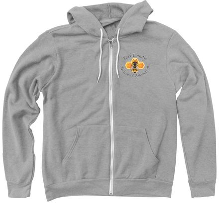 YCBA Give Local York Fundraiser, a Athletic Heather Zip Up Hoodie