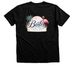 Team Barbara, a Black Heather Premium Unisex Tee (back-view)