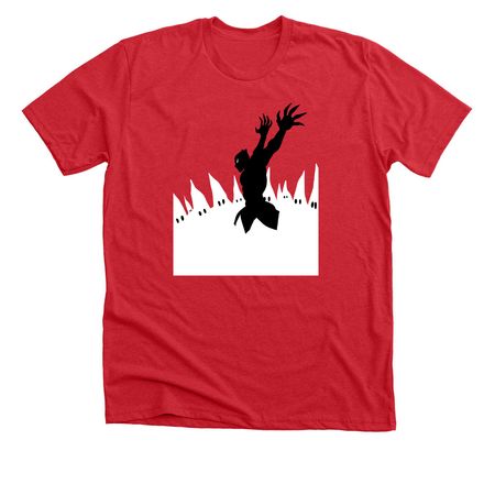 Red white and, a Heather Red Premium Unisex Tee